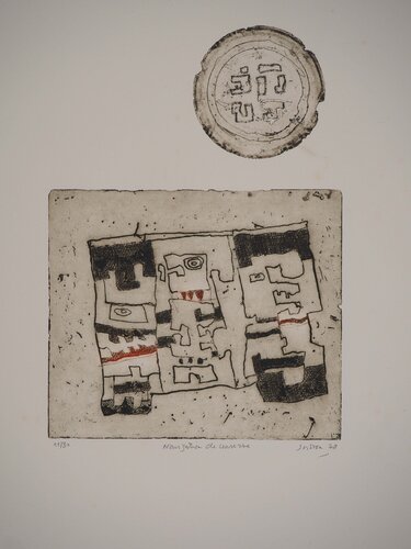 Navigation de conserve au médaillon de Jacques Soisson, Impresión a la venta en Singulart