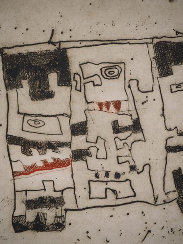 Navigation de conserve au médaillon di Jacques Soisson, Stampa in vendita su Singulart