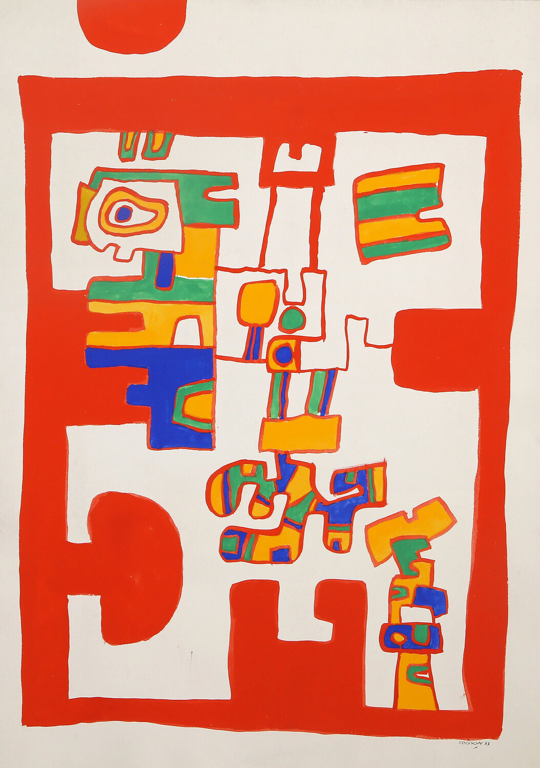 Rube Goldberg Jacques Soisson Work on Paper for sale