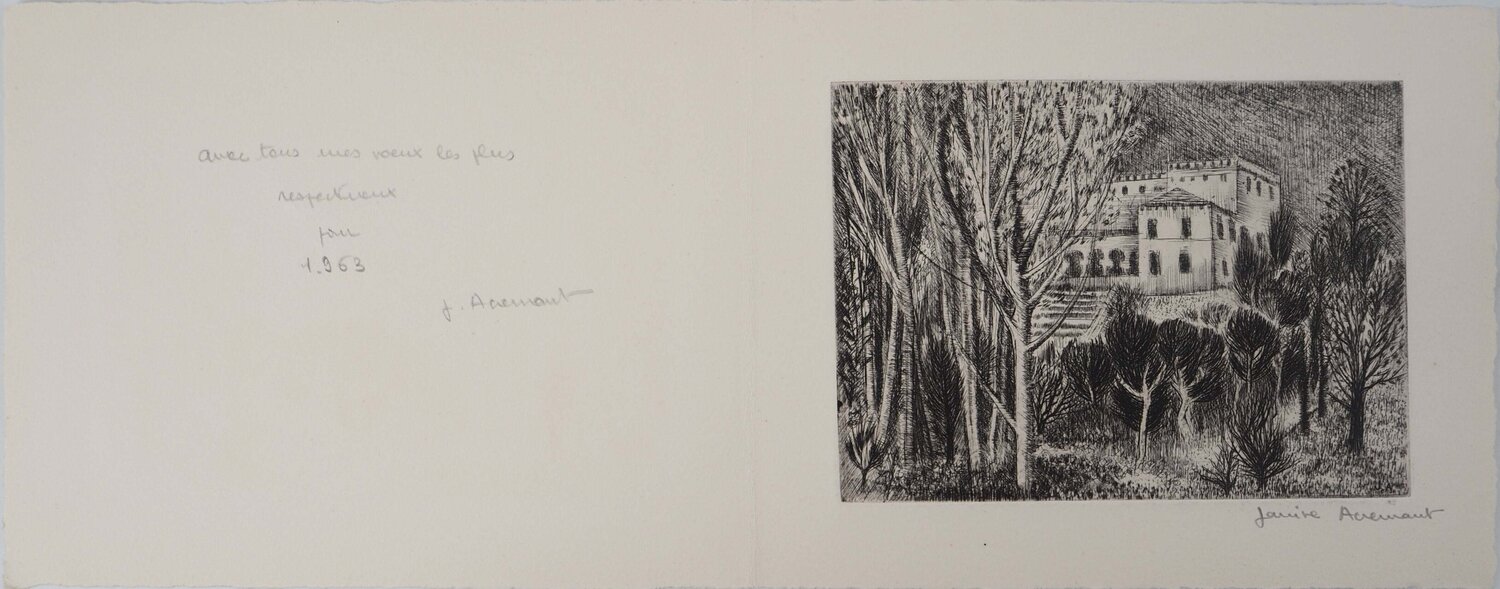 Entrée du domaine Janine Acremant Stampa in vendita