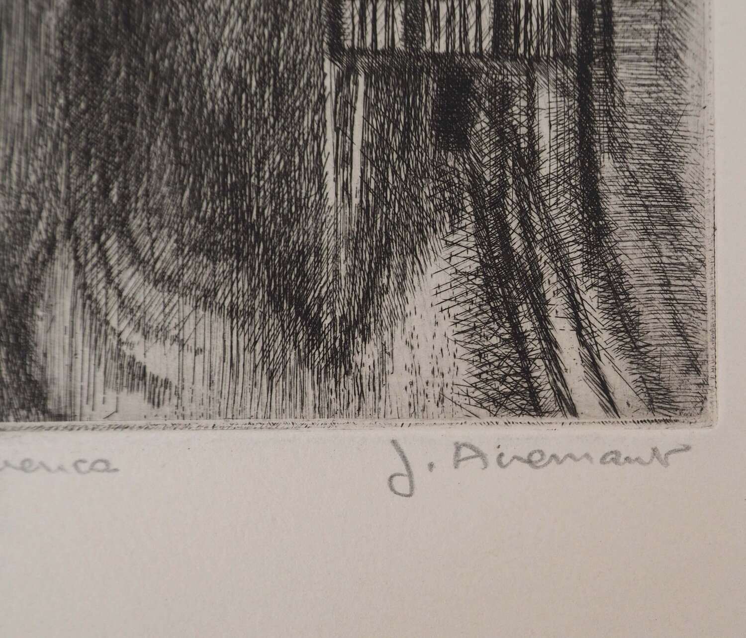 Vue sur une maison Janine Acremant