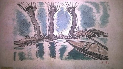 Le bruit du silence. Gouaches originales de Jean Berque. par Jean Berque, Œuvre sur papier en vente sur Singulart