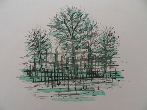 Bosquet, Gravure by Jean Carzou, Print for Sale on Singulart