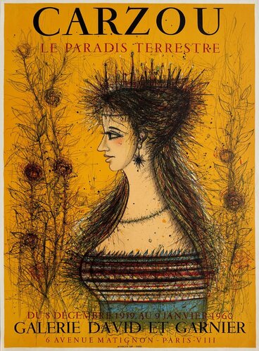 Expo 59 - Galerie David et Garnier by Jean Carzou, Print for Sale on Singulart