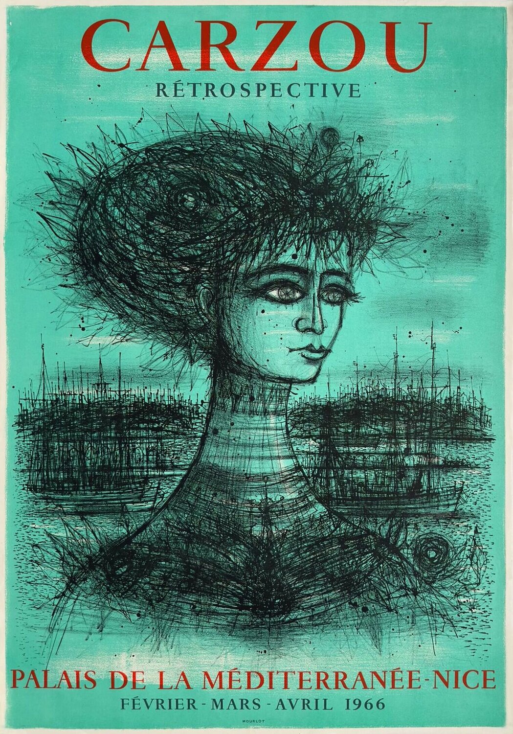Expo 66 - Palais de la Méditerranée Jean Carzou Druck zu verkaufen