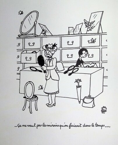 Le miroir van Jean Effel, Afdruk te koop op Singulart