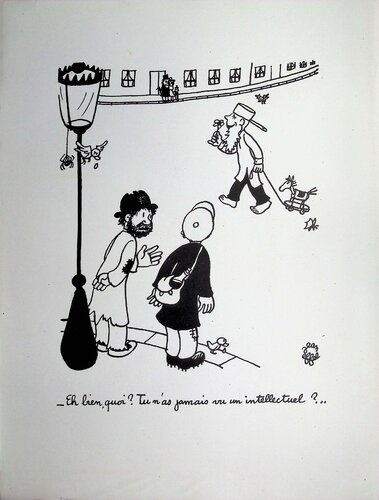 L'intellectuel by Jean Effel, Print for Sale on Singulart