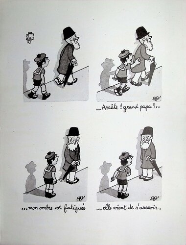 L'ombre fatiguée by Jean Effel, Print for Sale on Singulart