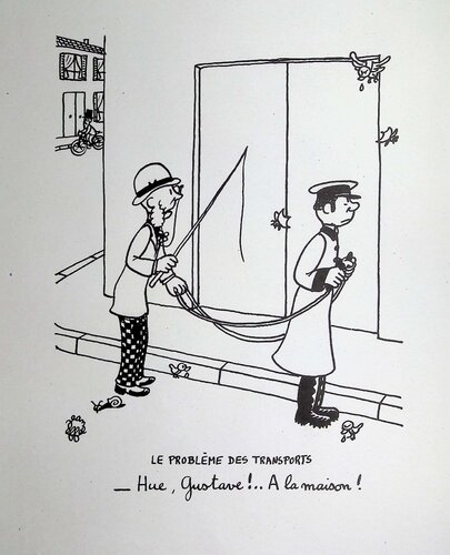 Le chauffeur von Jean Effel, Druck kaufen auf Singulart