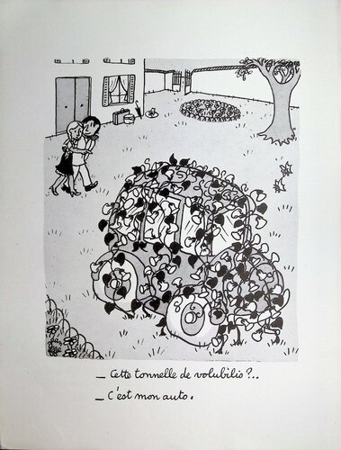 L'automobile by Jean Effel, Print for Sale on Singulart