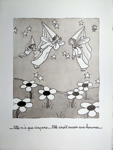 Les deux fées by Jean Effel, Print for Sale on Singulart