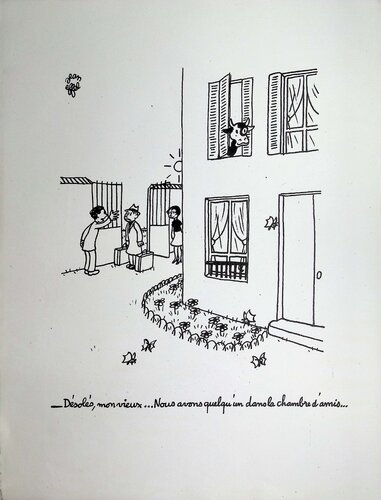 La chambre d'amis by Jean Effel, Print for Sale on Singulart