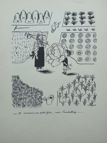 Le petit jardinier by Jean Effel, Print for Sale on Singulart