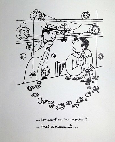 La montre de Jean Effel, Impresión a la venta en Singulart