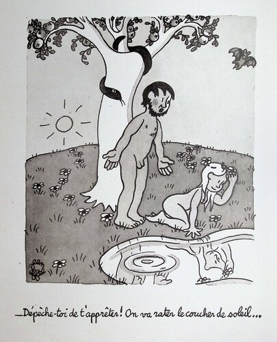 Adam et Eve de Jean Effel, Impresión a la venta en Singulart