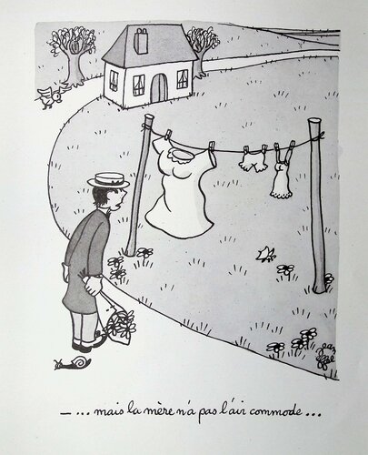 Le beau fils et la belle mère di Jean Effel, Stampa in vendita su Singulart