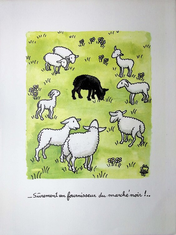 Le marché noir Jean Effel