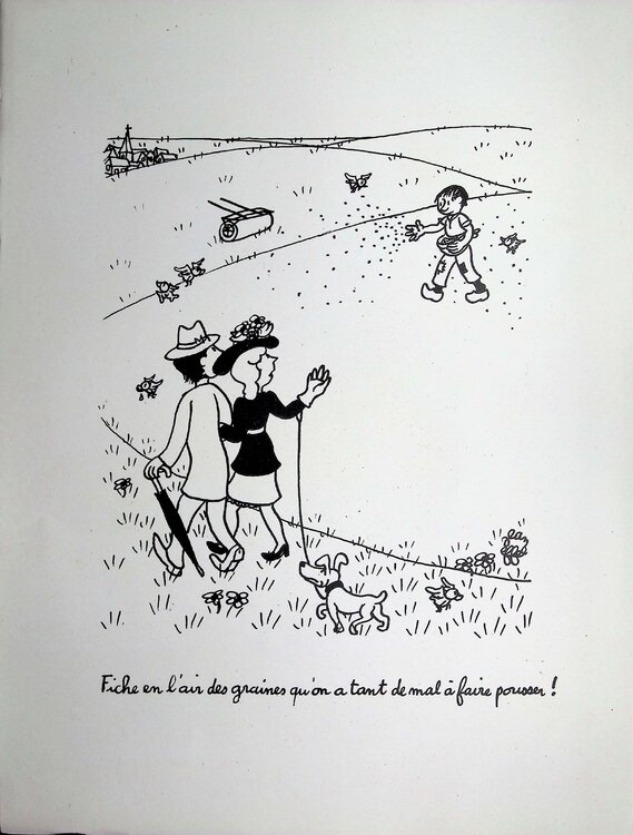 Le petit jardinier Jean Effel