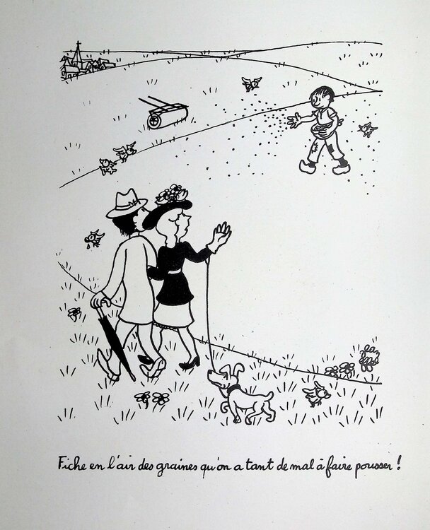 Le petit jardinier Jean Effel