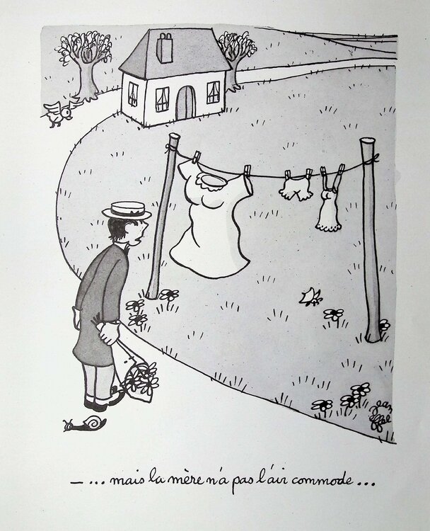 Le beau fils et la belle mère Jean Effel