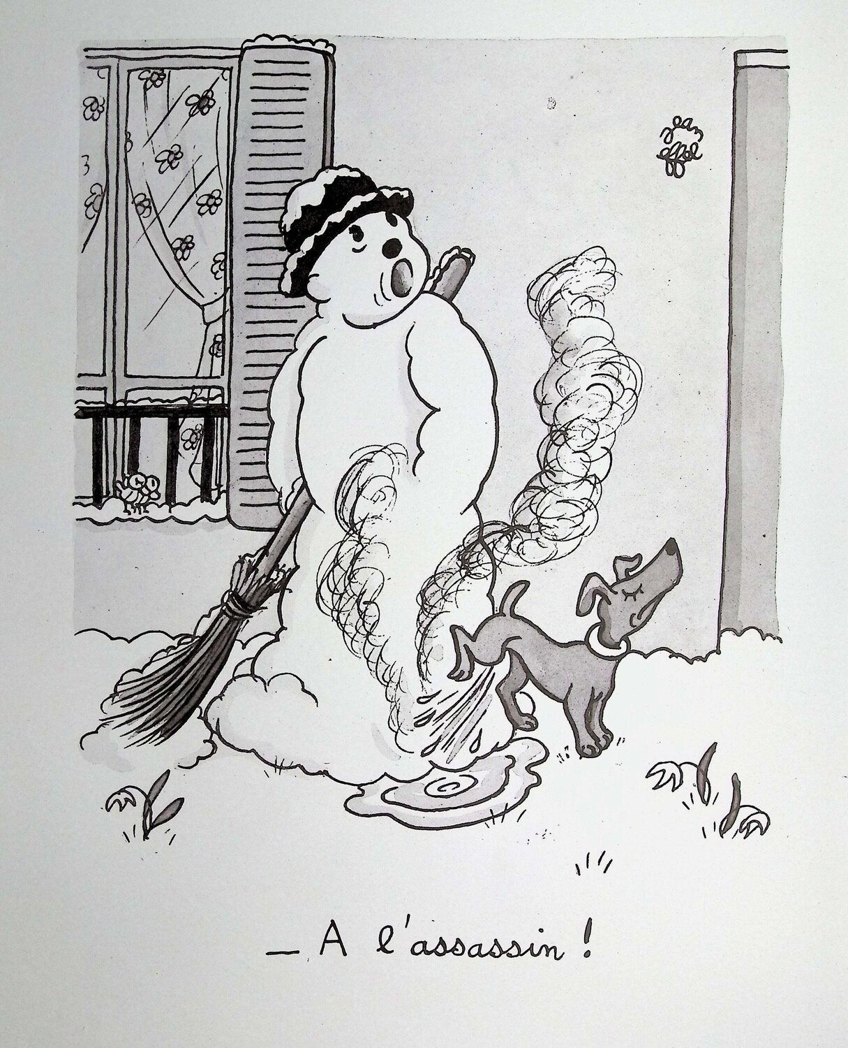 Le bonhomme de neige Jean Effel