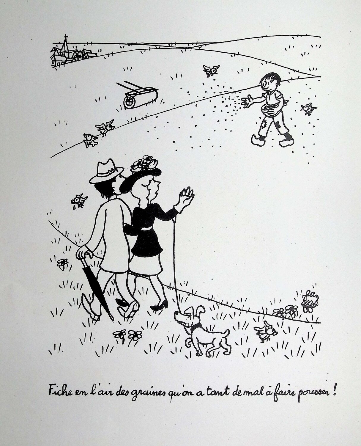 Le petit jardinier Jean Effel