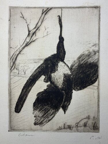 La pie morte by Jean Frelaut, Print for Sale on Singulart
