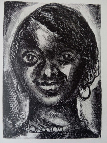 Femme souriante (Sarah) by Jean-Gabriel Daragnès, Print for Sale on Singulart