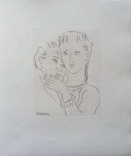 Regard amoureux von Jean-Gabriel Daragnès, Druck kaufen auf Singulart