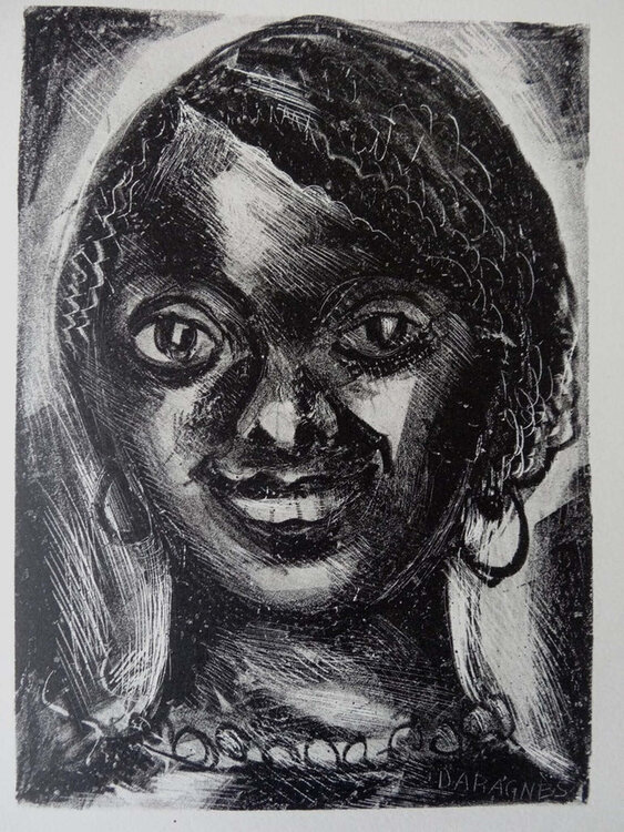 Femme souriante (Sarah) Jean-Gabriel Daragnès