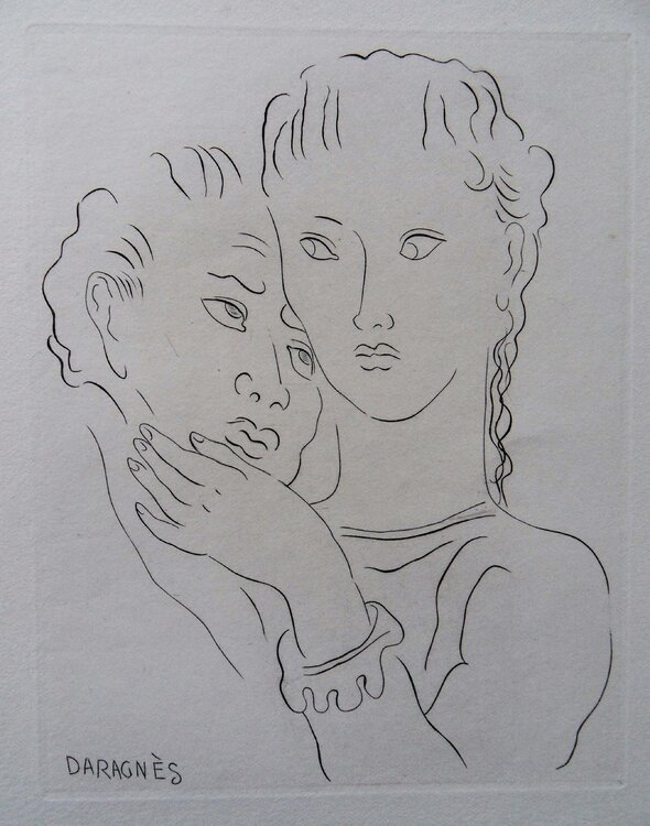 Regard amoureux Jean-Gabriel Daragnès