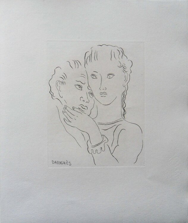 Regard amoureux Jean-Gabriel Daragnès