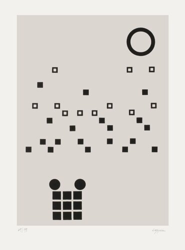 Composition abstraite von Jean Leppien, Druck kaufen auf Singulart