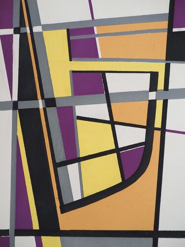 Composition géométrique von Jean Leppien, Druck kaufen auf Singulart