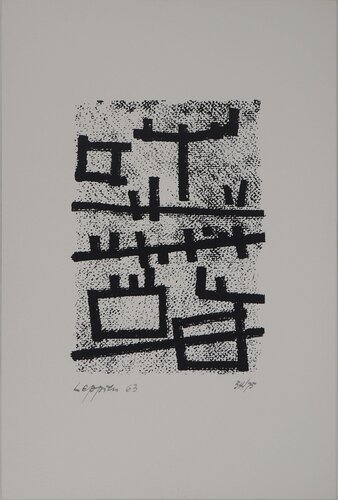 Paysage abstrait de Jean Leppien, Impresión a la venta en Singulart