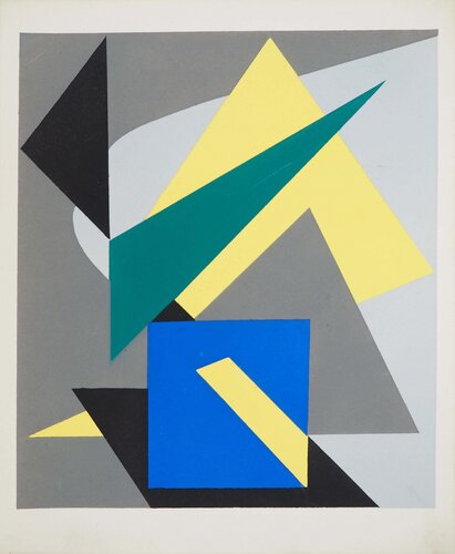 Abstraction géométrique by Jean Leppien, Print for Sale on Singulart