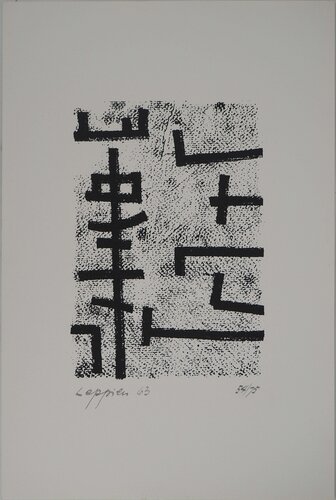 Abstraction géométrique de Jean Leppien, Impresión a la venta en Singulart