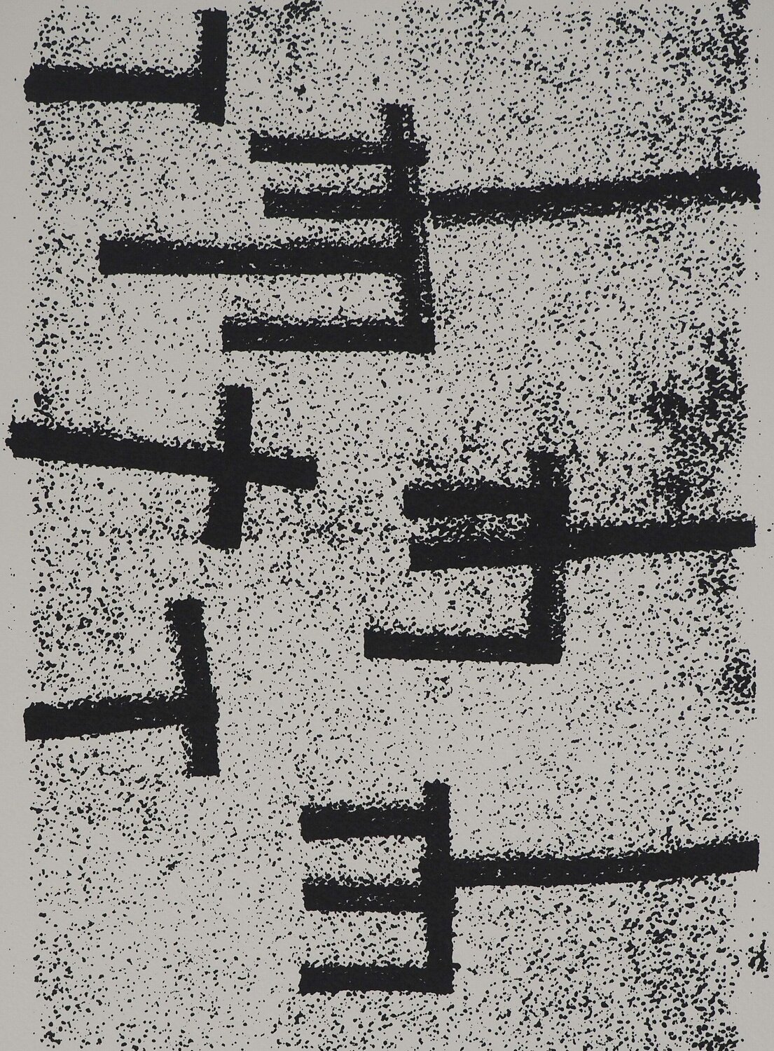 Composition géométrique Jean Leppien Stampa in vendita