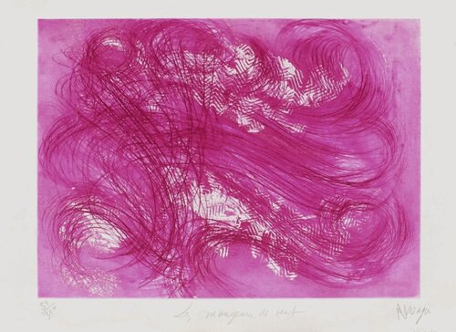 AP177 - Les mangeurs de vent van Jean Messagier, Afdruk te koop op Singulart