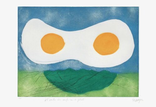 TR8401 - A l'ombre des oeufs sur le plat by Jean Messagier, Print for Sale on Singulart