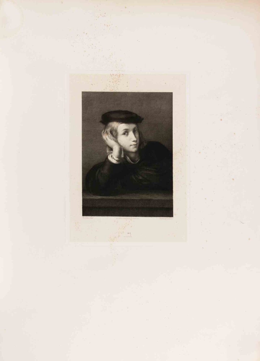 Portrait de Raphael Jean Patricot Print for sale