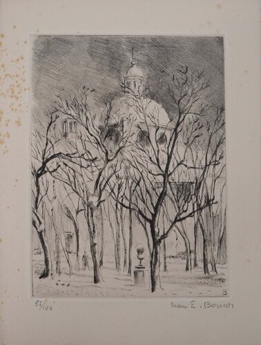 La Salpetrière by Jean-Eugène Bersier, 版画 for Sale on Singulart