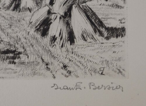 Paysage de campagne by Jean-Eugène Bersier, Print for Sale on Singulart