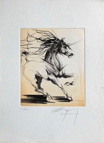 Suite équestre II di Jean-Marie Guiny, Stampa in vendita su Singulart