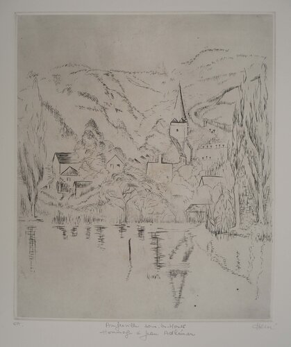 Amfreville-sous-les-Monts by Jeannine Hervé, Print for Sale on Singulart