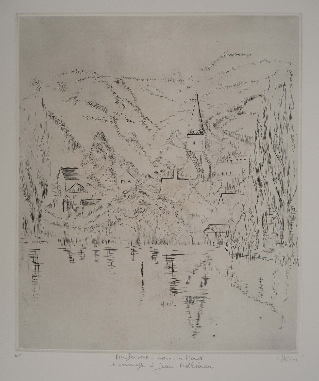 Amfreville-sous-les-Monts Jeannine Hervé Druck zu verkaufen