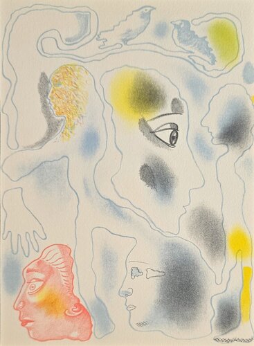 Untitled Composition by Jorge Castillo, Print for Sale on Singulart