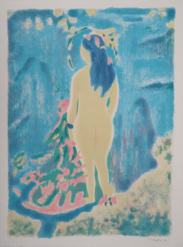 La Baigneuse par Jules Cavailles, Édition en vente sur Singulart