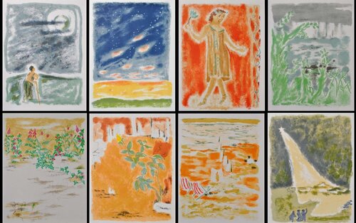Souvenirs de vacances d'été par Jules Cavailles, Édition en vente sur Singulart