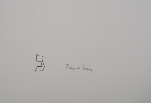 L'Alphabet Hébreu : Maternité à la pomme by Jules Perahim, Print for Sale on Singulart